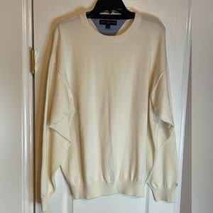 Tommy Hilfiger Sweater Pullover Crewneck. Size XL. Ivory.
